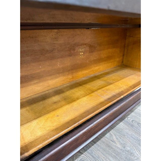 Antique Macey Barrister Bookcase Lawyer Bookcase For Sale - Image 16 of 18