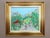 VALLEY WALK Size: 22.6 x 25.6 inches (including frame) Oil on Canvas A joyful and expressive mid-century landscape...
