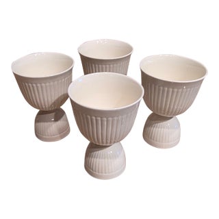 1940s Four Wedgwood Creamware Egg Cups For Sale