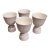 1940s Four Wedgwood Creamware Egg Cups For Sale