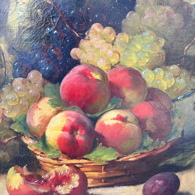 Alfred-Arthur Brunel De Neuville, Bodegón De Frutas, 1800s, Oil on Canvas For Sale - Image 17 of 18