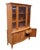 High End Vintage Solid Cherry Italian Provincial 45" China Cabinet 1570-334 in Fruitwood Finish For Sale - Image 9 of 14