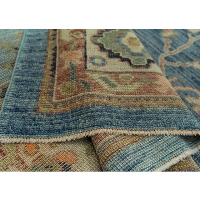 Turkish Oushak Old Wool Rug 9'3" x 12'5" #20014 For Sale In Houston - Image 6 of 8