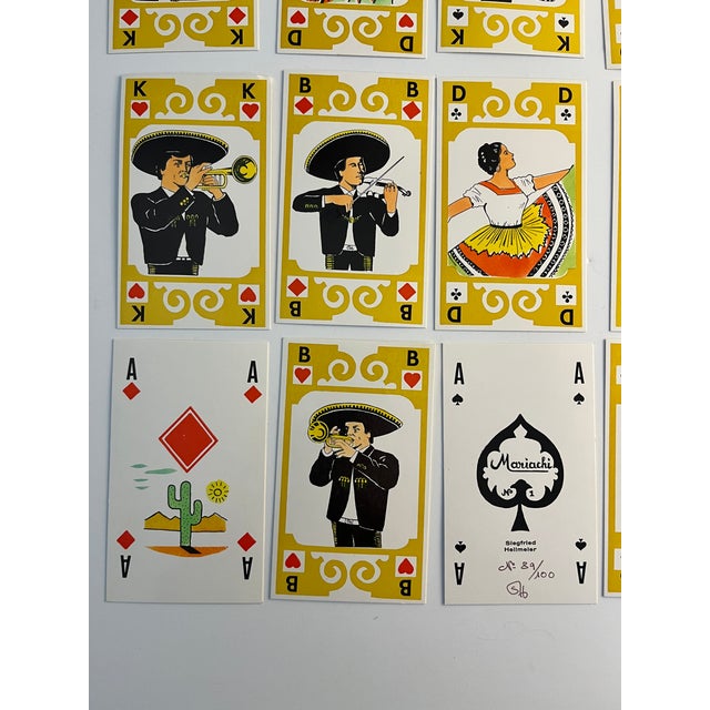 1980s 1982 Siegfried Heilmeier Mariachi Deck Set/19 For Sale - Image 5 of 9