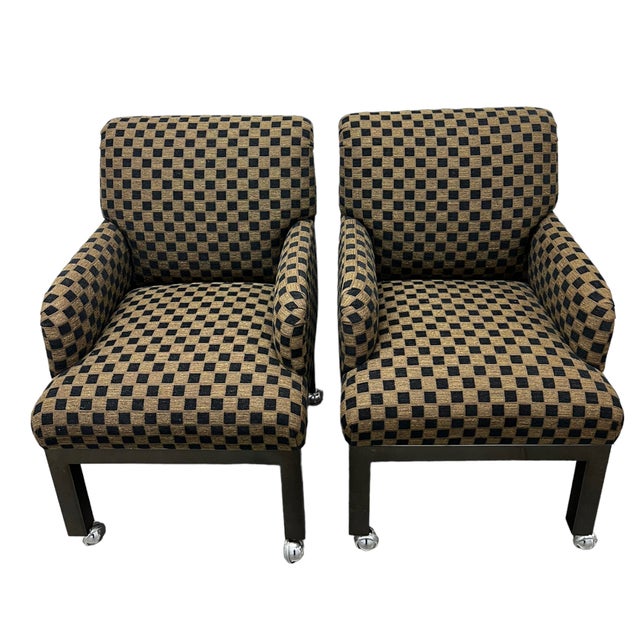 1990s 1990s The "Grid" Lounge Chairs | a Pair For Sale - Image 5 of 13