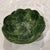 Pre owned Green Serving Dip Bowl with Green leaf unique Look made in italy