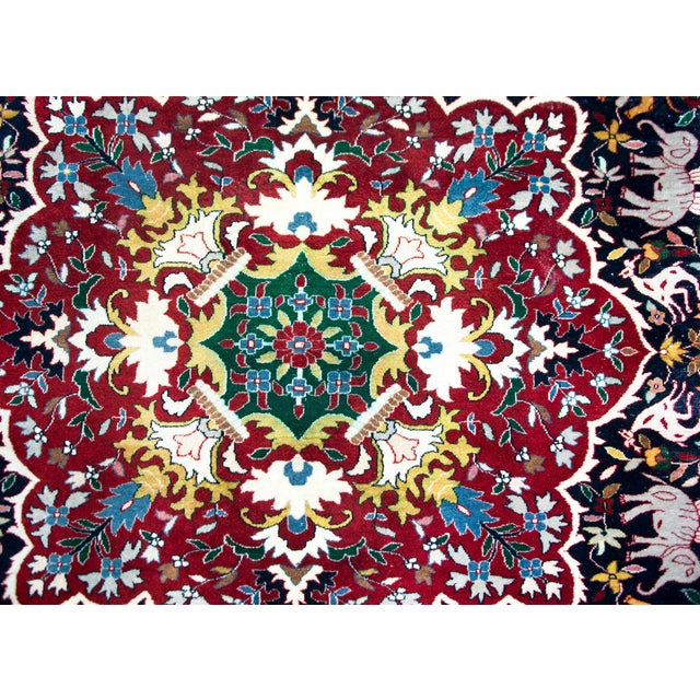 Early 20th Century Persian Tabriz Rug For Sale - Image 14 of 15