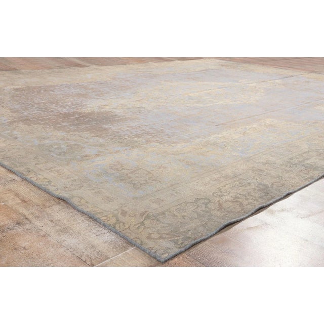 Textile Mid 20th Century Vintage French Industrial Rug - 08'07 X 12'00. For Sale - Image 7 of 9