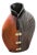 Modern Vase in Carved Wood For Sale