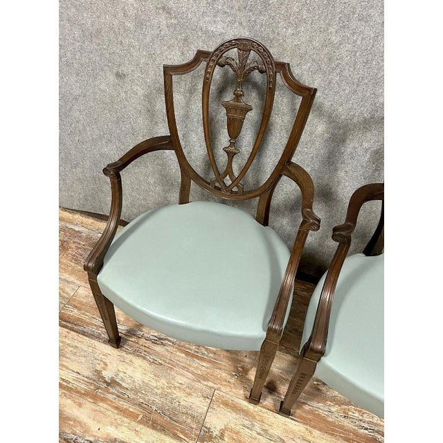 Desk Chairs in Mahogany, 1800s, Set of 2 For Sale - Image 4 of 8