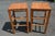 1990s Pair Wooden Butcher Block Square Bar Height Stools or Prep / Cutting Board Tables For Sale - Image 6 of 13