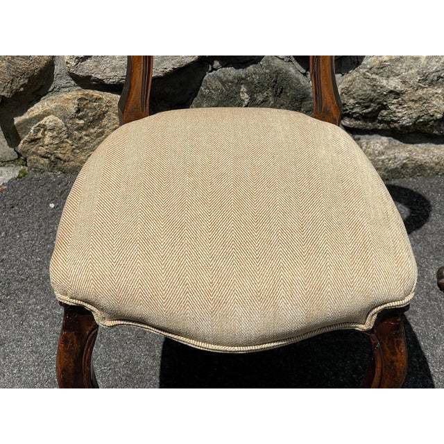 Early 20th Century Victorian Balloon Back Side Chairs - Set of 4 For Sale - Image 9 of 12