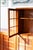 Modular Corner Cabinet in Cherrywood with Glass and Carved Doors with Fox Hunt Design, 1970s, Set of 4 For Sale - Image 9 of 12