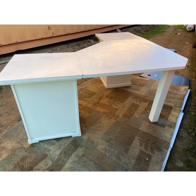 Wood Pottery Barn Bedford Desk For Sale - Image 7 of 11