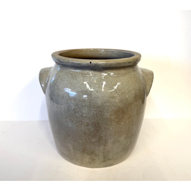 Ceramic French Stoneware Confit Pot For Sale - Image 7 of 10