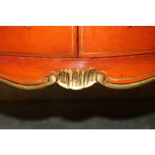 Vintage Chinese Chinoiserie Lacquer Side Cabinet, 1920s For Sale - Image 11 of 18