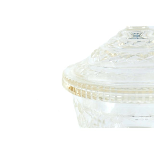 Antique Cut Glass Jar, 1860 For Sale - Image 3 of 11