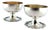 Silver Champagne Glasses with Base Reliefs and Shells, Set of 2 For Sale