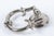 Traditional Large Nickel Door or Furniture Handle For Sale - Image 3 of 7