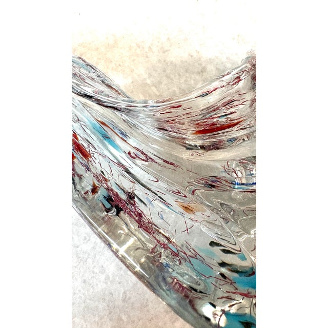 Mid 20th Century Mid-Century Murano-Style Spatter or Confetti Art Glass For Sale - Image 5 of 5