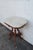 Victorian Late 1800s Victorian Eastlake Marble Top Carved Side Table 6295 For Sale - Image 3 of 17