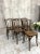 Vintage Bistro Chairs in Dark Brown Bentwood, 1920s, Set of 6 For Sale - Image 3 of 10