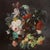Angelo Granati, Floral Still Life with Fruit, Oil on Canvas, Framed For Sale - Image 3 of 12