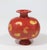 Mid 20th Century Vintage Studio Art Pottery Red & Yellow Bud Vase For Sale - Image 5 of 7