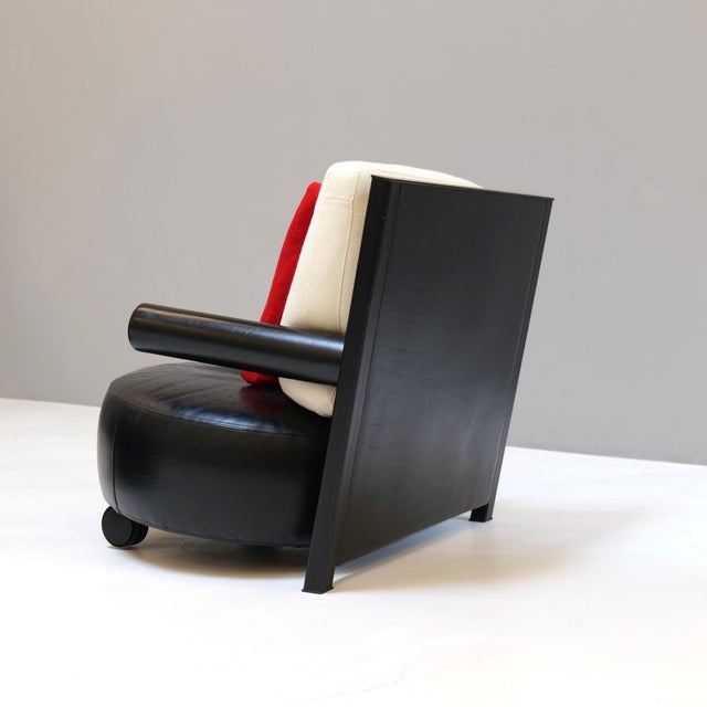 Antonio Citterio Set of Mod. Baisity Armchairs by Antonio Citterio for B&B Italia, 1980s For Sale - Image 4 of 15