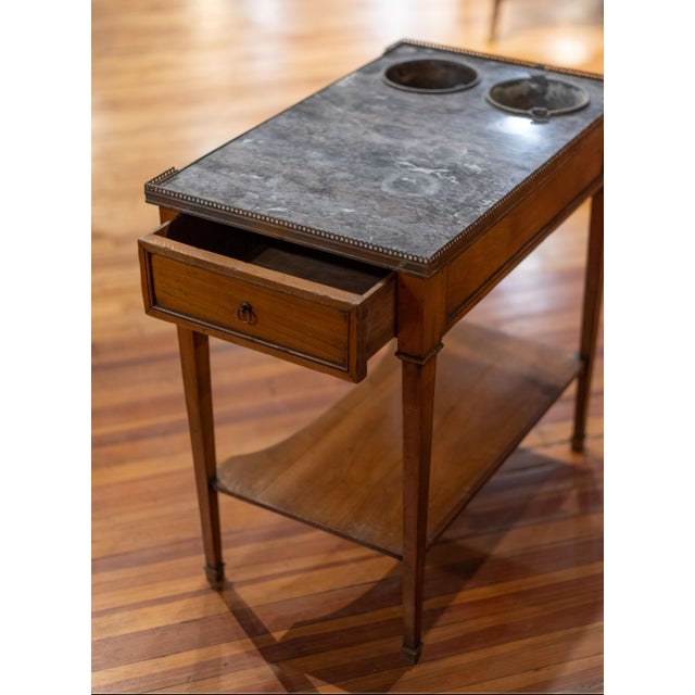 Late 20th Century French Directoire Style Wine Chiller Table For Sale - Image 4 of 4