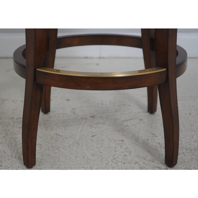 Set of 4 Swivel Seat Italian Style Bar Counter Stools For Sale - Image 9 of 18