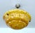 Art Deco Amber Glass Pendant Light, 1930s For Sale - Image 9 of 18