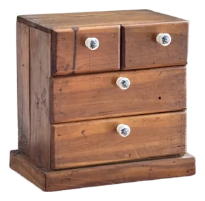 Early-20th Century Primitive Countertop Storage Chest