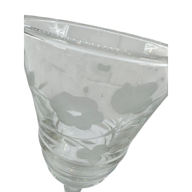 Mid 20th Century Libbey Glass Rock Sharpe Halifax Water Goblets - Set of 12 For Sale - Image 10 of 12