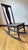 Late 19th Century Antique Mission Style Armles Rocking Chair With Caned Seat For Sale - Image 4 of 8