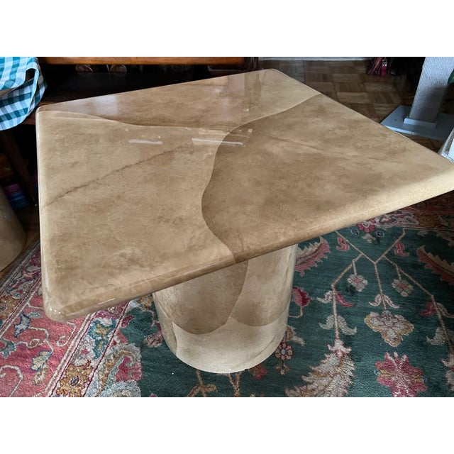 1980s 1980s Karl Springer-Style Side Tables For Sale - Image 5 of 7