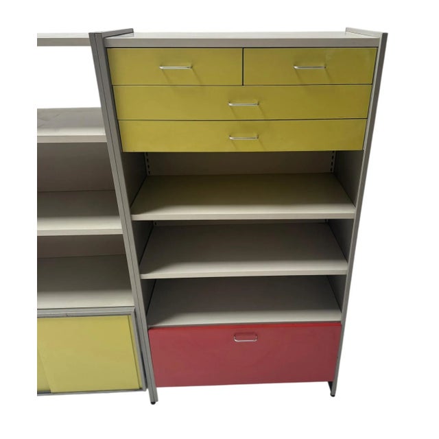Mid-Century Modern Multi-Colored 5600 Modular Wall Unit by Cordemeyer for Gispen, 1950s For Sale - Image 14 of 18