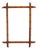 Turned Wood Faux Bamboo Mirror, 1940s For Sale