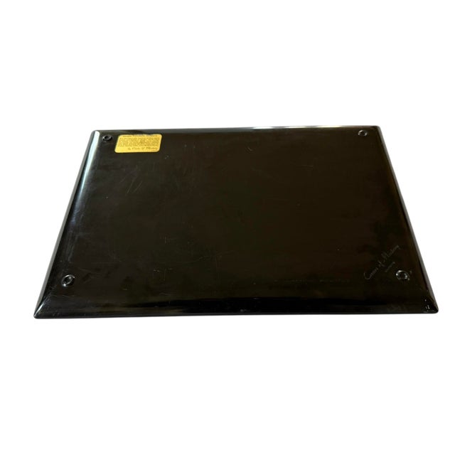 Wood Vintage Couroc of Monterey "Herbs & Spices" Mid‑Century Modern Hand‑Inlaid Serving Tray — 18" X 12½" For Sale - Image 7 of 12