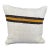 Turkish Hemp Pillow Cushion Natural Beige Black Cushion Cover 20"x20" For Sale