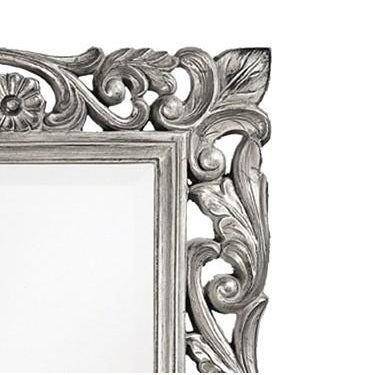 Traditional Chateau Mirror - Glossy Nickel For Sale - Image 3 of 5