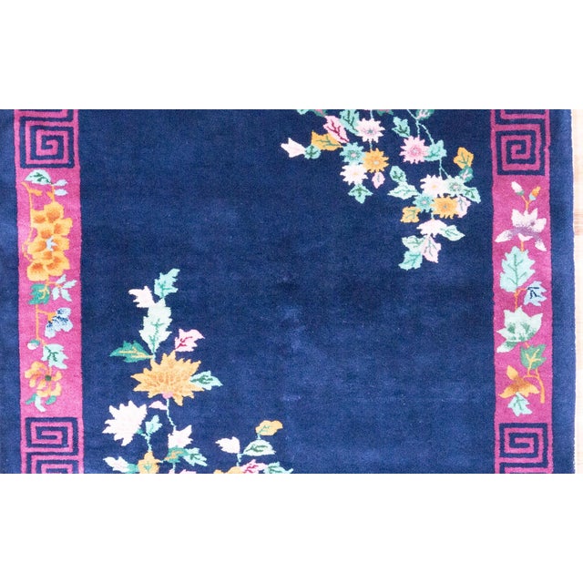 Art Deco Chinese 6.9x4.1 Oriental Rug, Ne China 1930's For Sale In New York - Image 6 of 7