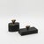 Modern Set of 2 Boxes in Black Shagreen With Bronze Patina Brass Knob by Kifu Paris For Sale - Image 3 of 9