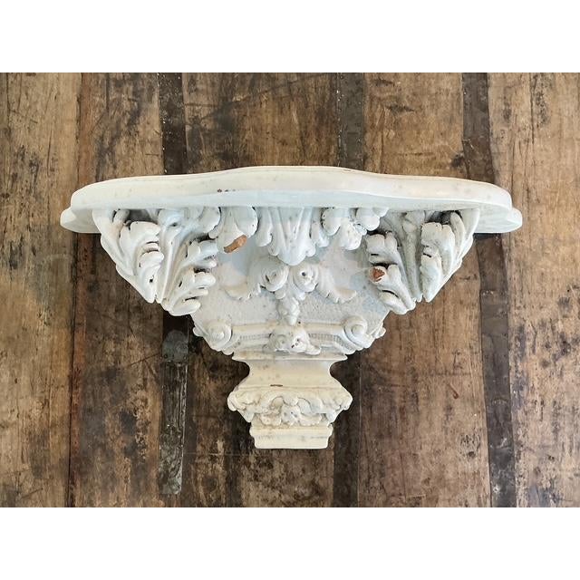 Wood Vintage Carved Wood Bracket For Sale - Image 7 of 12