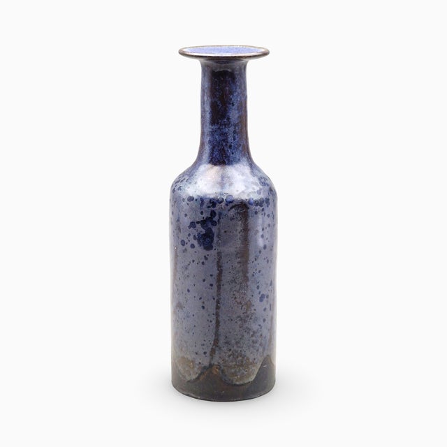 1960s German Ceramic Vase by Gerhard Liebenthron, 1967 For Sale - Image 5 of 17