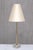 Swedish Modern EAE Table Lamps, Brass, Glass and Pierre Frey Silk, 1950s, Set of 2 For Sale - Image 4 of 11