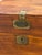 Brown Large 19th Century British Campaign Trunk in Brass Bound Camphor Wood For Sale - Image 8 of 15