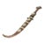Moroccan Dagger Brass and Silver Decorative Collector Khoumya For Sale