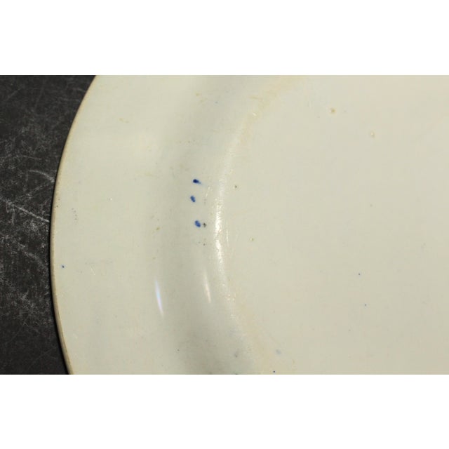 1830s Creil-Montreau French Faience Polychrome Transfer Plate Courting Couple For Sale - Image 17 of 17