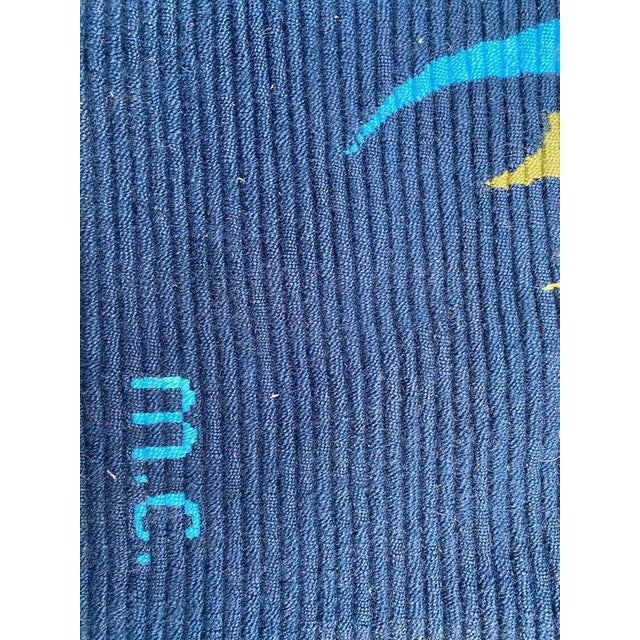 Modern French Tapestry with Gilles Duvert, 1970s For Sale - Image 3 of 13